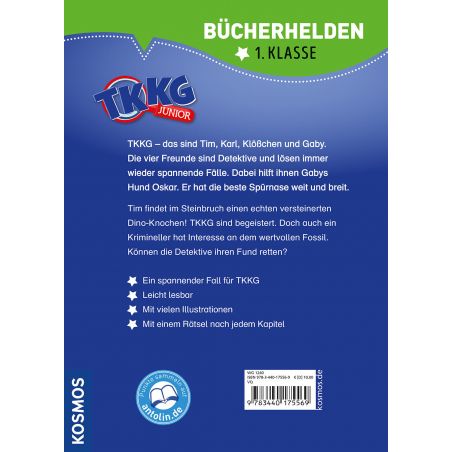 Bücherhelden 1.Kl. Tkkg Junior Verschwundene Dinos