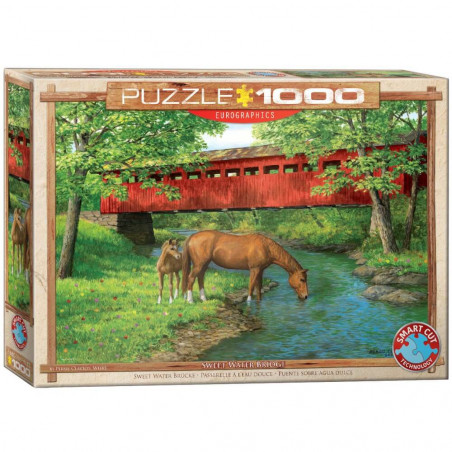 EuroGraphics Puzzle Sweet Water Brücke by Persis Clayton Weirs 1000 Teile