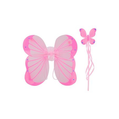 Schmetterlingsflügel mit Zauberstab