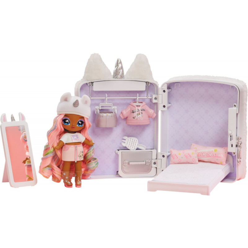 Na! Na! Na! Surprise 3 in 1 Backpack Bedroom Unicorn Whitney Sparkles MGA  ENTERTAINMENT - 592365EUC