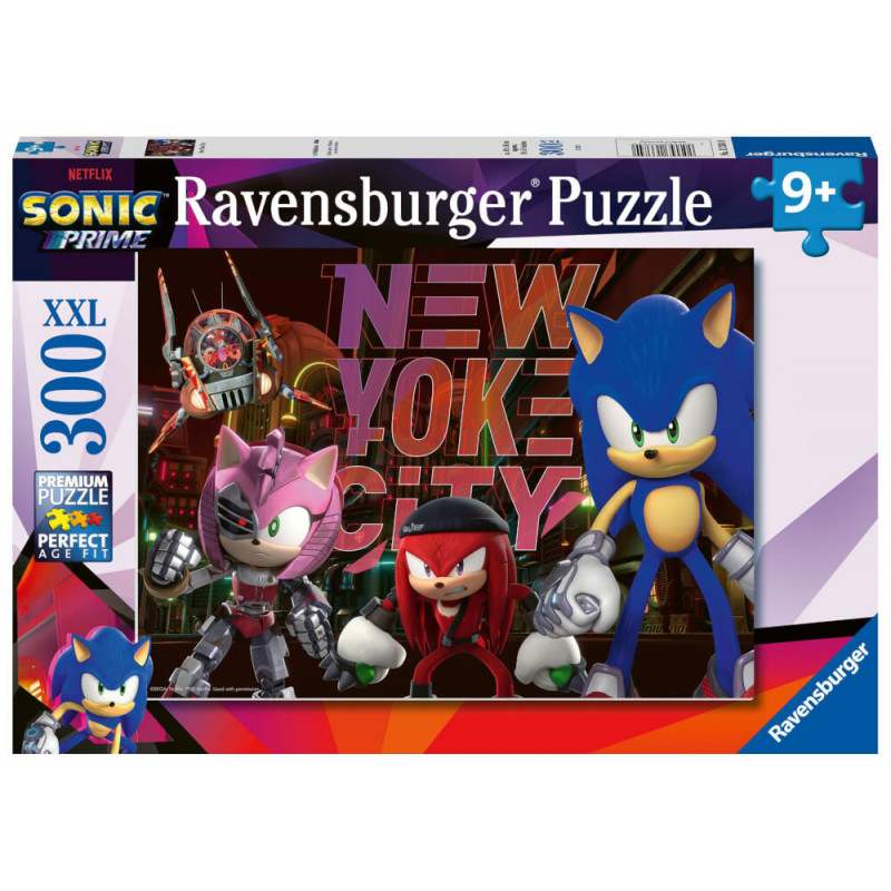 Ravensburger Kinderpuzzle 13384 - Die Parallelwelt - 300 Teile XXL Sonic Puzzle für Kinder ab 9 Jahr