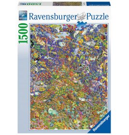 Ravensburger Puzzle 17264 - Viele bunte Fische - 1500 Teile Puzzle für Erwachsene und Kinder ab 14 J