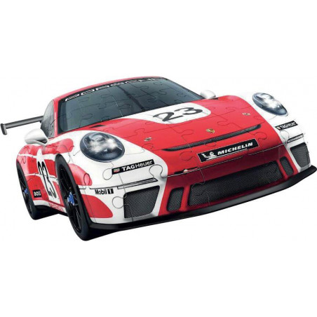 Ravensburger 3D Puzzle Porsche 911 GT3 Cup im Salzburg Design 11558 - Das berühmte Fahrzeug und Spor