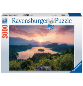 Ravensburger Puzzle 17445 Bleder See, Slowenien - 3000 Teile Puzzle für Erwachsene und Kinder ab 14