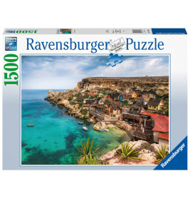 Ravensburger Puzzle 17436 Popey Village, Malta - 1500 Teile Puzzle für Erwachsene und Kinder ab 14 J
