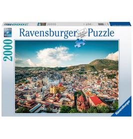 Ravensburger Puzzle 17442 Kolonialstadt Guanajuato in Mexiko - 2000 Teile Puzzle für Erwachsene und