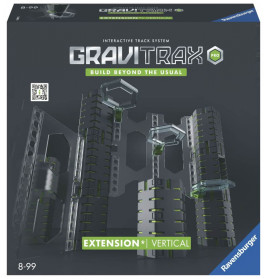 Ravensburger GraviTrax PRO Extension Vertical - Zubehör für das Kugelbahnsystem. Kombinierbar mit al