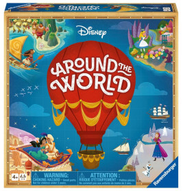 Ravensburger 22379 - Disney Around the World - Das himmlische Lauf- und Sammelspiel für 2-4 Spieler