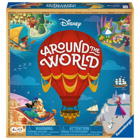 Ravensburger 22379 - Disney Around the World - Das himmlische Lauf- und Sammelspiel für 2-4 Spieler