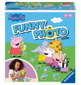Ravensburger 20982 - Peppa Pig Funny Photo Game, Aktionsspiel mit den beliebten Figuren aus der Pepp