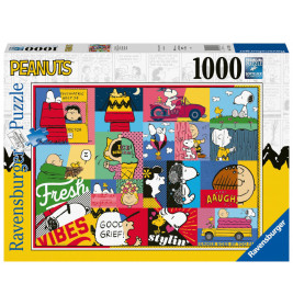 Ravensburger Puzzle 17539 - Peanuts Momente - 1000 Teile Snoopy Puzzle für Erwachsene und Kinder ab