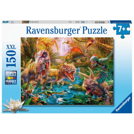 Ravensburger Kinderpuzzle - 13348 Versammlung der Dinosaurier- 150 Teile Puzzle für Kinder ab 7 Jahr