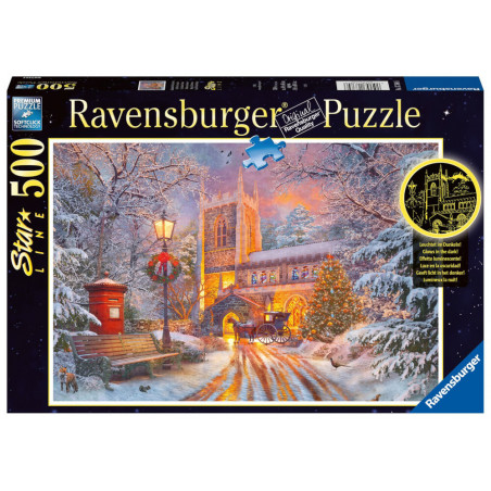 Ravensburger Puzzle 17384 Funkelnde Weihnachten - 500 Teile Puzzle für Erwachsene und Kinder ab 12 J