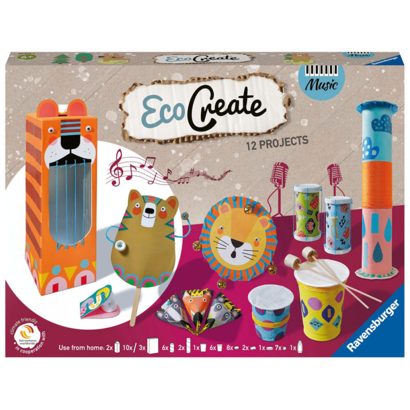 Ravensburger EcoCreate 20299 – Make your own Music – Kinder ab 6 Jahren