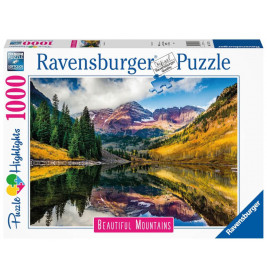 Ravensburger Puzzle 17317 - Aspen, Colorado - 1000 Teile Puzzle, Beautiful Mountains Kollektion, für