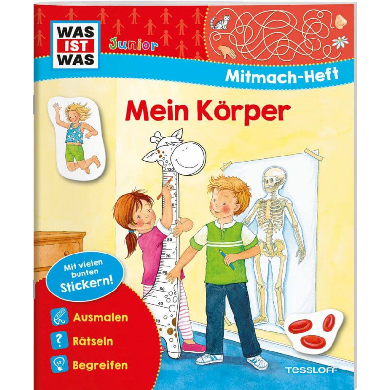 WAS IST WAS Junior Mitmach-Heft Mein Körper