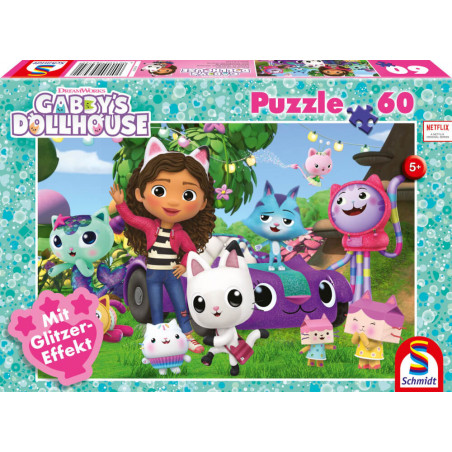 Puzzle Gabby's Dollhouse Fröhliche Freunde 60Teile