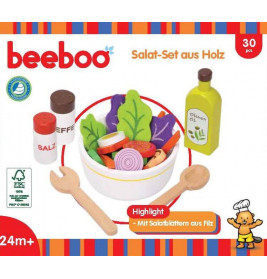 Beeboo Kitchen Salat-Set aus Holz, 30 Teile