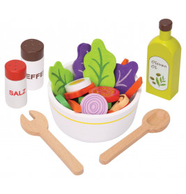 Beeboo Kitchen Salat-Set aus Holz, 30 Teile