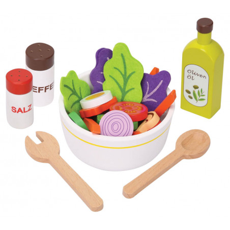 Beeboo Kitchen Salat-Set aus Holz, 30 Teile