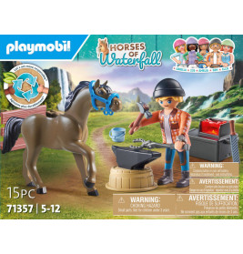 PLAYMOBIL 71357 Hufschmied Ben & Achilles