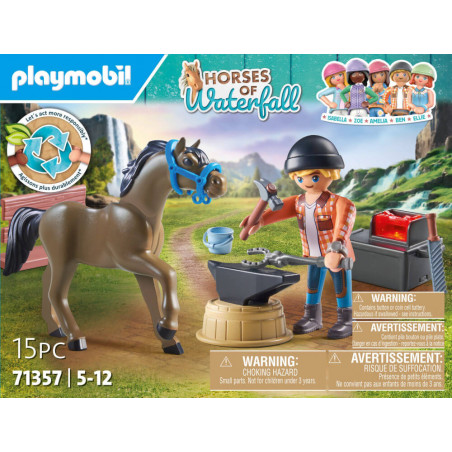 PLAYMOBIL 71357 Hufschmied Ben & Achilles