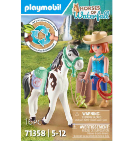 PLAYMOBIL 71358 Ellie & Sawdust mit Westernübung