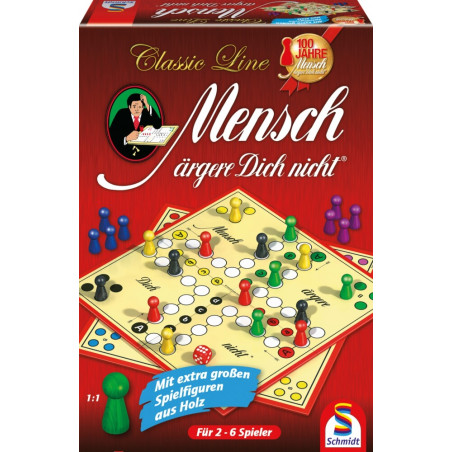 Schmidt Spiele Bundle Mensch ärgere dich nicht Classic Line plus Kniffel Kartenspiel