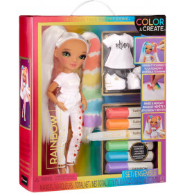 Rainbow High Color & Create Fashion Doll- green eyes