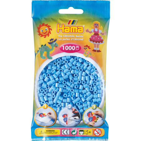 Perlen Pastell Blau 1.000
