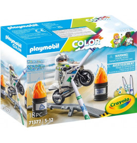 PLAYMOBIL 71377 PLAYMOBIL Color: Motocross Motorrad