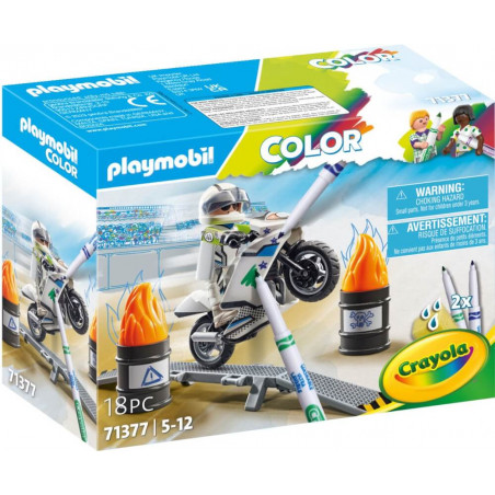 PLAYMOBIL 71377 PLAYMOBIL Color: Motocross Motorrad