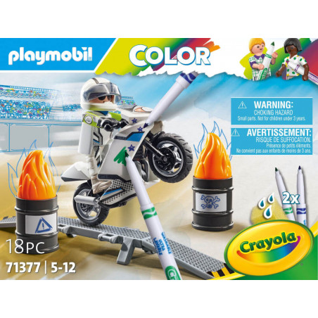 PLAYMOBIL 71377 PLAYMOBIL Color: Motocross Motorrad