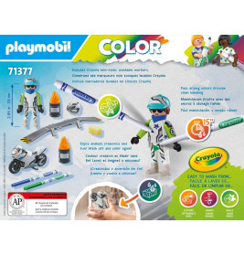 PLAYMOBIL 71377 PLAYMOBIL Color: Motocross Motorrad