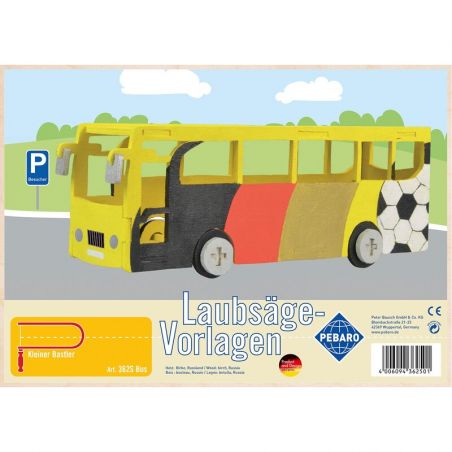 Laubsägevorlage Bus