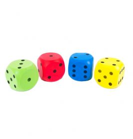 Soft Würfel 15x15cm 4fach sortiert