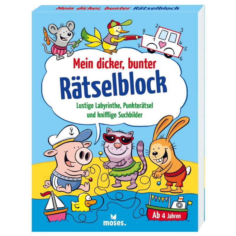 Mein dicker, bunter Rätselblock