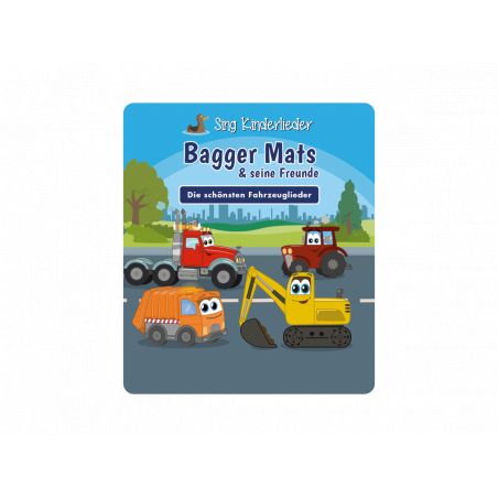 Tonies Sing Kinderlieder Bagger Mats & seine Freunde