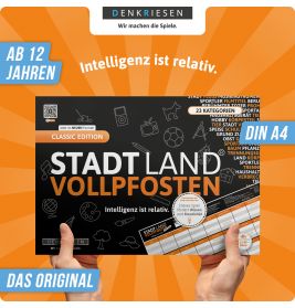 Stadt Land Vollpfosten Intelligenz ist relativ - neue