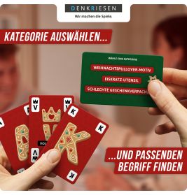 STADT LAND VOLLPFOSTEN: Das Kartenspiel- Christmas Edition