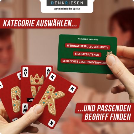 STADT LAND VOLLPFOSTEN: Das Kartenspiel- Christmas Edition