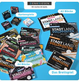 STADT LAND VOLLPFOSTEN: Das Kartenspiel- Christmas Edition