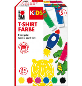 Marabu KiDS T-Shirt Farbe 6er