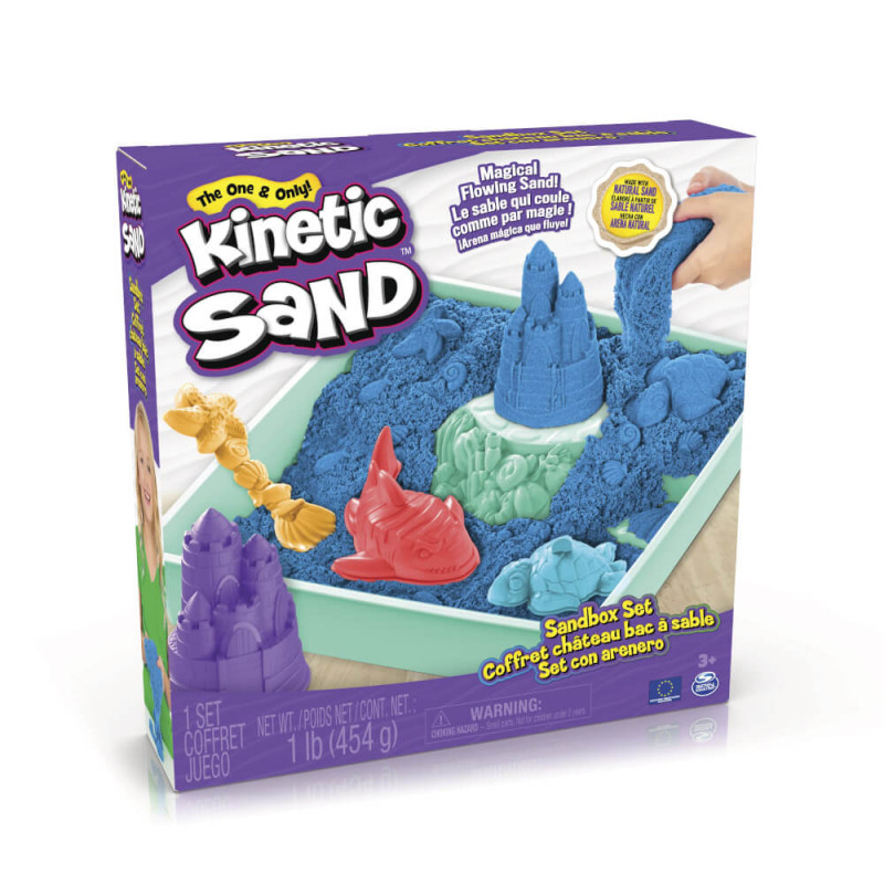 Kinetic Sand - Box 454 g - Blau