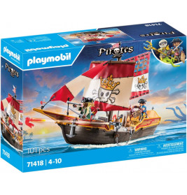 PLAYMOBIL 71418 Kleines Piratenschiff