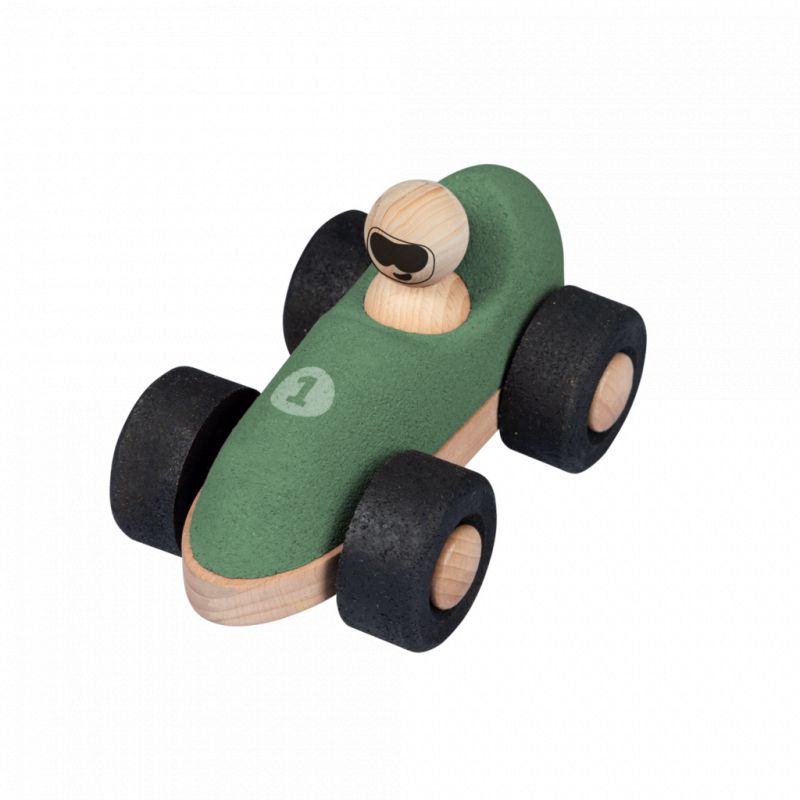 E-Cork Racer, green - Push CaR