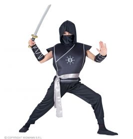 Ninja (Weste m. Rüstung, Hose, Gürtel, Armsch.)116 cm