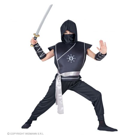 Ninja (Weste m. Rüstung, Hose, Gürtel, Armsch.)116 cm