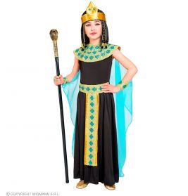 Cleopatra (Kleid mit Gürtel, Armbänder,Stirnband)116 cm