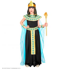 Cleopatra (Kleid mit Gürtel, Armbänder,Stirnband)116 cm